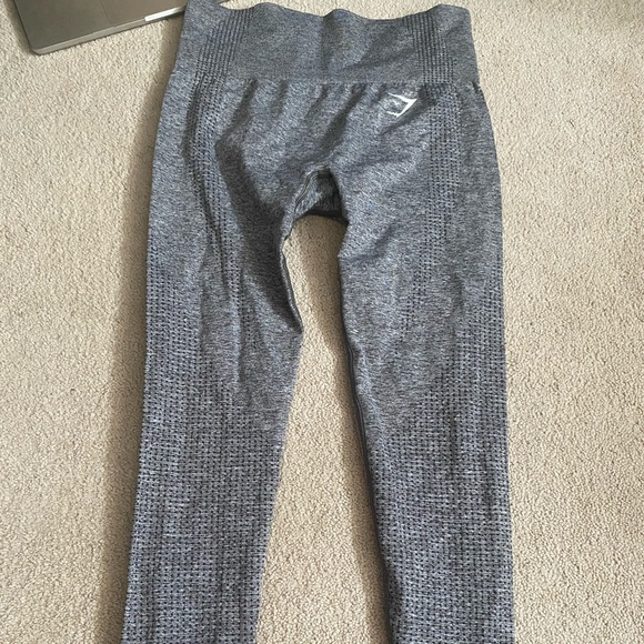grey gym shark leggings - Picture 1 of 2